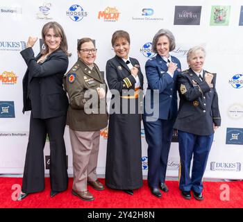 Los Angeles, Stati Uniti. 15 settembre 2024. I veterani partecipano alla Suzanne DeLaurentiis 76° Primetime Emmy Awards Gift Suite al Lucy's Hair Salon, Los Angeles, CA, 15 settembre 2024 crediti: Eugene Powers/Alamy Live News Foto Stock