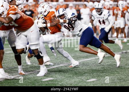 Austin, Stati Uniti. 14 settembre 2024. L'UTSA gioca a UT ad Austin, Texas, il 14 settembre 2024. (Foto di: Stephanie Tacy/Sipa USA) credito: SIPA USA/Alamy Live News Foto Stock