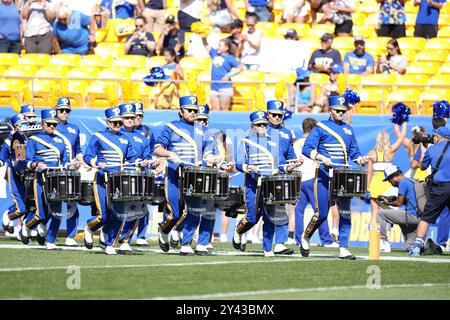 Pittsburgh, Pennsylvania, Stati Uniti. 14 settembre 2024. 14 settembre 2024: Pitt Band durante il Backyard Brawl tra l'Università dei Pittsburgh Panthers e i West Virginia University Mountaineers all'Acrisure Stadium di Pittsburgh, Pennsylvania. Brook Ward/AMG (immagine di credito: © AMG/AMG via ZUMA Press Wire) SOLO PER USO EDITORIALE! Non per USO commerciale! Foto Stock