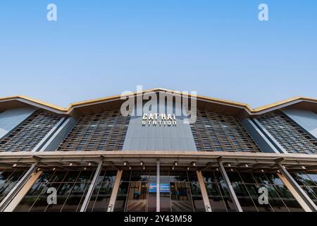 Cat hai Cable Station a hai Phong, Vietnam Foto Stock