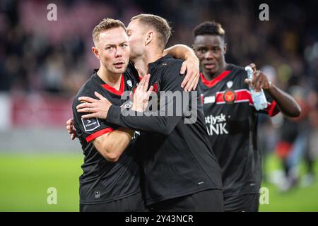 Herning, Danimarca. 14 settembre 2024. Joel Andersson del FC Midtjylland visto dopo il 3F Superliga match tra FC Midtjylland e FC Copenhagen all'MCH Arena di Herning. Foto Stock