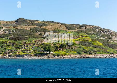 Creta è la più grande e popolosa delle isole greche, la quinta isola più grande del Mediterraneo. Foto Stock
