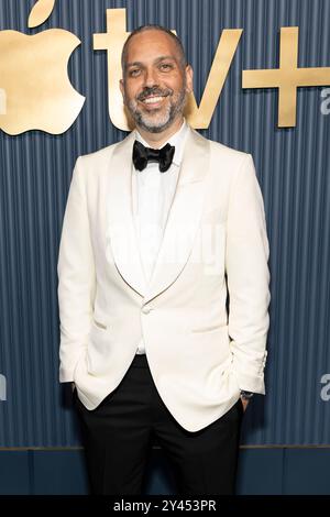 Los Angeles, Stati Uniti. 15 settembre 2024. Lee Eisenberg partecipa agli arrivi dell'Apple TV Primetime Emmy Party al Mother Wolf di Los Angeles, CALIFORNIA, il 15 settembre 2024. (Foto di Corine Solberg/Sipa USA) credito: SIPA USA/Alamy Live News Foto Stock