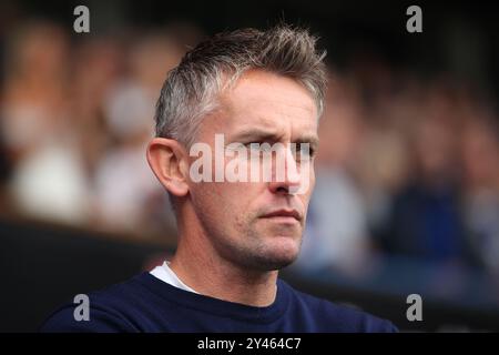 Manager di Ipswich Town, Kieran McKenna - Ipswich Town V Fulham, Premier League, Portman Road, Ipswich, Regno Unito - 31 agosto 2024 solo uso editoriale - si applicano restrizioni DataCo Foto Stock