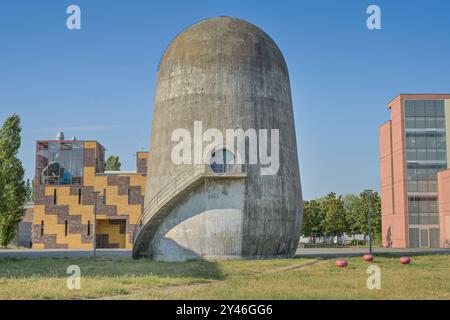 Trudelturm, Zum Trudelturm, Adlershof, Treptow-Köpenick, Berlino, Deutschland *** Trudelturm, Zum Trudelturm, Adlershof, Treptow Köpenick, Berlino, Germania Foto Stock