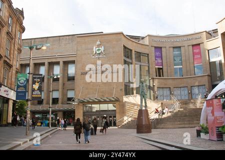 La Glasgow Royal Concert Hall presso le Buchanan Galleries di Glasgow, Scozia, nel Regno Unito Foto Stock