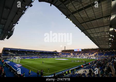 Knighthead Park, Birmingham lunedì 16 settembre 2024.Una vista generale presa durante la partita Sky Bet League 1 tra Birmingham City e Wrexham a St Andrews al Knighthead Park, Birmingham lunedì 16 settembre 2024. (Foto: Stuart Leggett | mi News) crediti: MI News & Sport /Alamy Live News Foto Stock