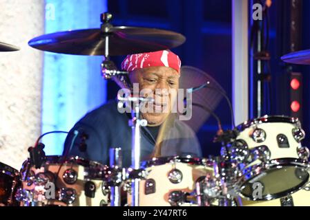 Croazia, Spalato, 160924. Billy Cobham tenne un concerto al Peristil come parte del Peristil Vibrez festival. Foto: Tom Dubravec / CROPIX Split CROAZIA Copyright: XxTomxDubravecx cobham koncert6-160924 Foto Stock