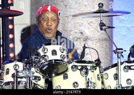 Croazia, Spalato, 160924. Billy Cobham tenne un concerto al Peristil come parte del Peristil Vibrez festival. Foto: Tom Dubravec / CROPIX Split CROAZIA Copyright: XxTomxDubravecx cobham koncert4-160924 Foto Stock