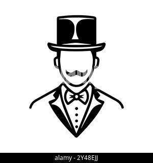 icona conjurer o simbolo di linea moderna. Grafica a linee vettoriali e design a icone con un contorno audace. Simbolo minimalista Pixel Perfect in bianco e nero isolato Illustrazione Vettoriale
