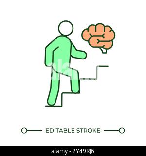 Icona a colori Evolution RGB Illustrazione Vettoriale