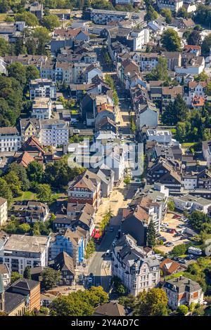 Luftbild, City mit Mittelstraße Umgestaltung und Wohngebiet, Gevelsberg, Ruhrgebiet, Nordrhein-Westfalen, Deutschland ACHTUNGxMINDESTHONORARx60xEURO *** Vista aerea, città con ristrutturazione e zona residenziale di Mittelstraße, Gevelsberg, zona della Ruhr, Renania settentrionale-Vestfalia, Germania ATTENTIHONXMESTRONXMESTRO60xMESTRONRO60xMESTRONRONRONRO60xMESTRO Foto Stock