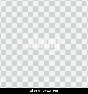 Motivo a scacchi grigio chiaro. Design geometrico dei quadrati. Sfondo vettoriale uniforme. Illustrazione Vettoriale