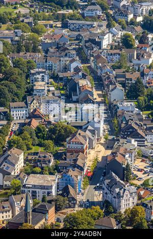 Luftbild, City mit Mittelstraße Umgestaltung und Wohngebiet, Gevelsberg, Ruhrgebiet, Nordrhein-Westfalen, Deutschland ACHTUNGxMINDESTHONORARx60xEURO *** Vista aerea, città con ristrutturazione e zona residenziale di Mittelstraße, Gevelsberg, zona della Ruhr, Renania settentrionale-Vestfalia, Germania ATTENTIHONXMESTRONXMESTRO60xMESTRONRO60xMESTRONRONRONRO60xMESTRO Foto Stock