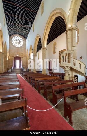 Igreja de Santa Maria do Olival chiesa cattolica romana nella città di Tomar, Portogallo, Europa Foto Stock