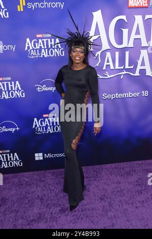 Symone beim Launch Event der Disney+ / Marvel Television Miniserie "Agatha All Along" im El Capitan Theatre. Los Angeles, 16.09.2024 Foto Stock