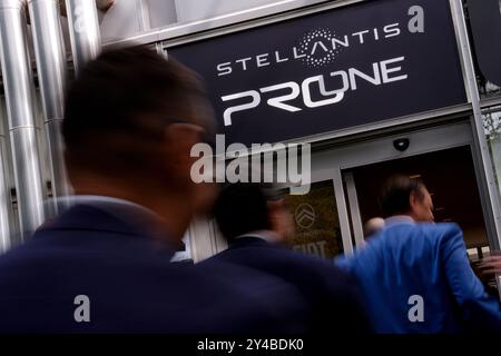 Torino, Italia. 17 settembre 2024. Stellantis ProOne Hub apertura 17, 2024. (Foto di Alberto Gandolfo/LaPresse) credito: LaPresse/Alamy Live News Foto Stock