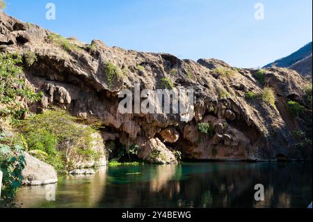 Ain Sahlanout, Governatorato di Dhofar, Oman Foto Stock