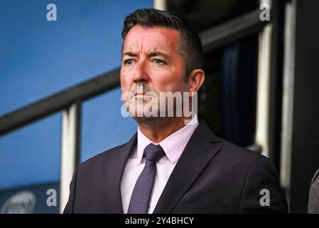 Parigi, Francia. 23 agosto 2024. Karl OLIVE durante la partita di calcio di Ligue 1 tra Paris Saint-Germain e Montpellier HSC il 23 agosto 2024 allo stadio Parc des Princes di Parigi, Francia - Photo Matthieu Mirville/DPPI Credit: DPPI Media/Alamy Live News Foto Stock