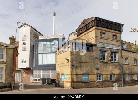 Esterno del birrificio Adnams. Southwold, Suffolk. REGNO UNITO Foto Stock