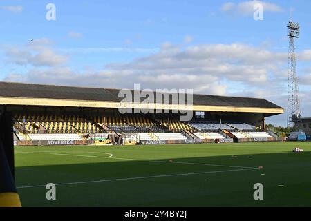 Vista generale all'interno dello stadio durante la partita del Trofeo EFL tra il Cambridge United e il Charlton Athletic al Cledara Abbey Stadium di Cambridge, martedì 17 settembre 2024. (Foto: Kevin Hodgson | mi News) crediti: MI News & Sport /Alamy Live News Foto Stock