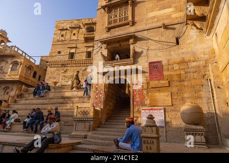 Forte dorato di Jaisalmer - Rajasthan (India) Foto Stock