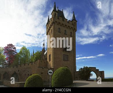 Gate Tower, castello di Hohenzollern Foto Stock