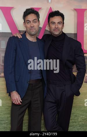 Alex Hassell e Aidan Turner partecipano alla proiezione speciale britannica dei nuovi rivali Disney+ all'Ham Yard Hotel, nel centro di Londra. Data foto: Martedì 17 settembre 2024. Foto Stock