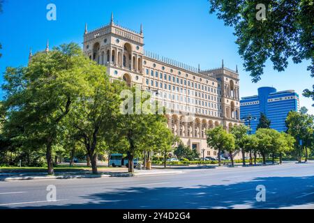 Casa del governo. Baku, Azerbaigian. Foto Stock