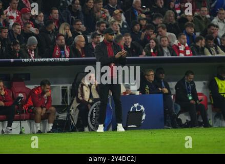 Allianz Areana, Monaco, Germania. 17 settembre 2024. Bayern Monaco contro GNK Dinamo, ad Allianz Areana, Monaco, Germania. Ulrik Pedersen/CSM/Alamy Live News Foto Stock