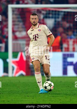 Monaco, Germania. 17 settembre 2024. Eric Dier, FCB 15 nella partita di campionato a gironi FC BAYERN MUENCHEN - DINAMO ZAGABRIA 9-2 della UEFA Champions League nella stagione 2024/2025 a Monaco, 17 settembre 2024, FCB, 1. Spieltag, Muenchen fotografo: ddp Images/STAR-Images credito: ddp media GmbH/Alamy Live News Foto Stock