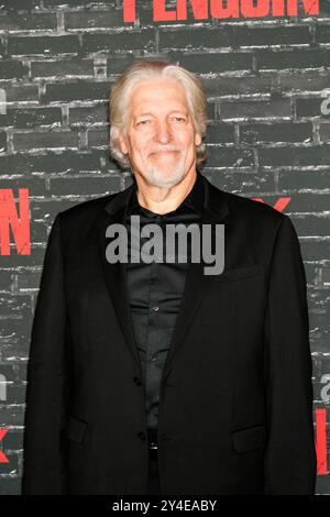 New York, Stati Uniti. 17 settembre 2024. 17/9/24, New York, New York, Stati Uniti Clancy Brown partecipa alla premiere Penguin New York, tenutasi al Jazz al Lincoln Center di New York, New York, USA, martedì 17 settembre 2024. Crediti: Jennifer Graylock/Alamy Live News Foto Stock