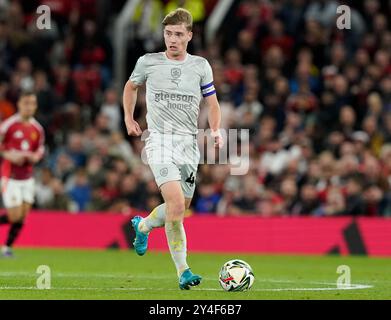 Manchester, Regno Unito. 17 settembre 2024. Luca Connell di Barnsley durante la partita della Carabao Cup all'Old Trafford, Manchester. Il credito per immagini dovrebbe essere: Andrew Yates/Sportimage Credit: Sportimage Ltd/Alamy Live News Foto Stock