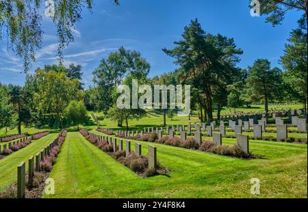 Cimitero militare tedesco, Cannock Chase, Staffordshire Foto Stock