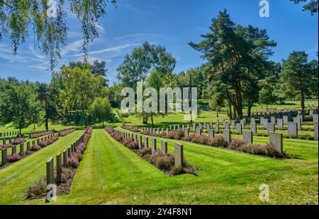 Cimitero militare tedesco, Cannock Chase, Staffordshire Foto Stock