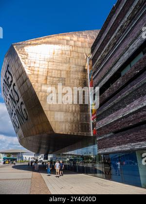 In These Stones Horizons Sing, Wales Millennium Centre, Cardiff Bay, Cardiff, Wales, REGNO UNITO, REGNO UNITO. Foto Stock