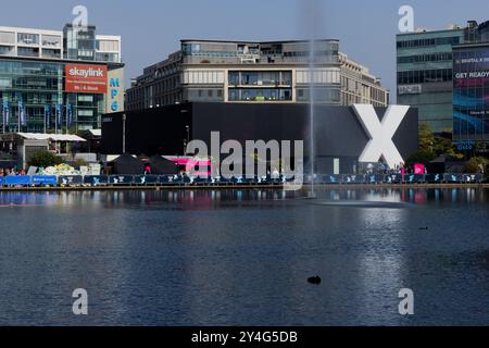 Colonia, Germania. 18 settembre 2024. Vista del congresso digitale Digital X di Deutsche Telekom nel Media Park. Crediti: Rolf Vennenbernd/dpa/Alamy Live News Foto Stock