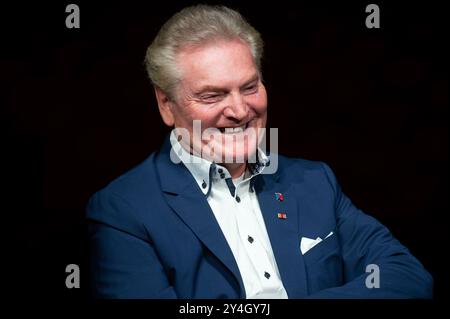 Oberhausen, Germania. 18 settembre 2024. Manfred FLORE, SPD, vice sindaco di Oberhausen, presentazione del nuovo programma per il Metronom Theater Oberhausen, Metronom Theater Oberhausen il 18 settembre 2024, credito: dpa/Alamy Live News Foto Stock
