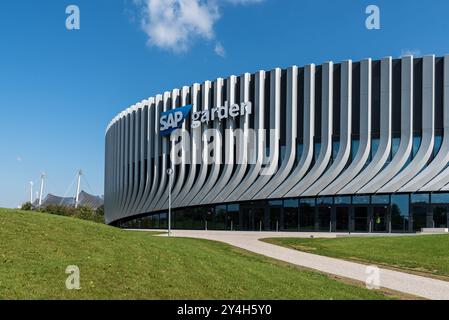 SAP-Garden Munich, Olympiapark, Germania Foto Stock