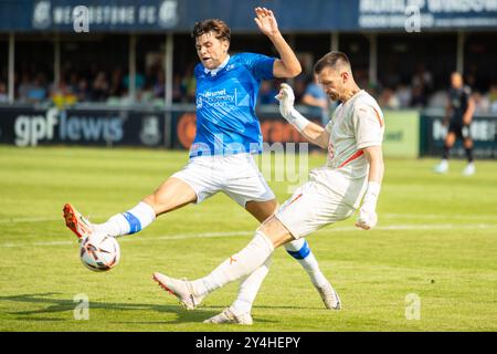 Wealdstone FC vs Oldham Athletic 17/08/24 Foto Stock