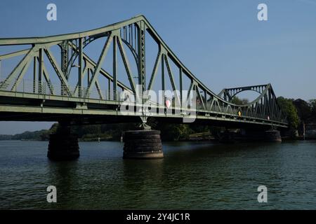 Glienicke Brücke, Berlin-Potsdam 2024 Foto Stock