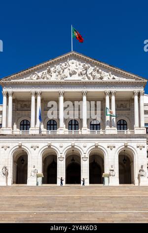 Il Palazzo di Sao Bento è il luogo in cui l'assemblea si riunisce a Lisbona, in Portogallo Foto Stock