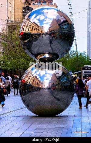 Centri commerciali, Rundle Mall, Adelaide, Australia meridionale Foto Stock