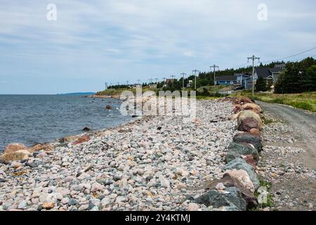 Newfoundland T Railway a Seal Cove, Conception Bay South, Newfoundland & Labrador, Canada Foto Stock