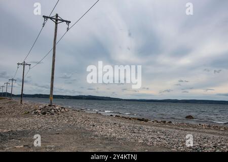 Newfoundland T Railway a Seal Cove, Conception Bay South, Newfoundland & Labrador, Canada Foto Stock