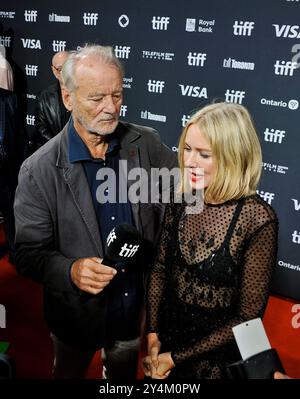 10 settembre 2024 - Toronto, Ontario, Canada - Bill Murray, Naomi Watts. 2024 Toronto International Film Festival - ''The Friend'' si tiene alla Roy Thomson Hall. Foto Stock