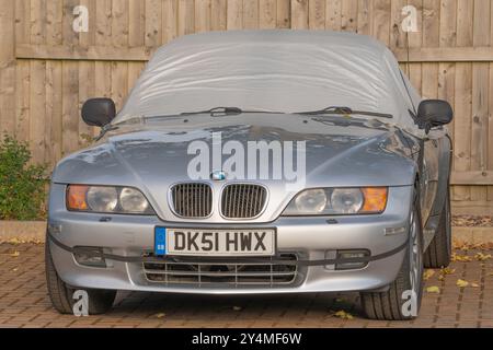 Z3, BMW, costruttore di automobili bavarese, roadster, 3 litri, 2 posti, 2 porte, anno di fabbricazione 2001, costruito in America, South Carolina, stabilimento, Spartanburg. Foto Stock