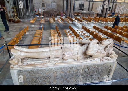 John Lord Cheney tomba nella Cattedrale di Salisbury Foto Stock