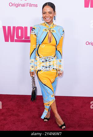 HOLLYWOOD, LOS ANGELES, CALIFORNIA, USA - 18 SETTEMBRE: Christina Milian arriva alla premiere di Los Angeles dei 'Wolfs' di Apple TV+tenutasi al TCL Chinese Theatre IMAX il 18 settembre 2024 a Hollywood, Los Angeles, California, Stati Uniti. (Foto di Xavier Collin/Image Press Agency) Foto Stock