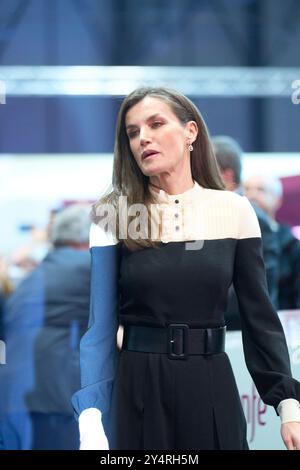 La regina Letizia di Spagna partecipa all'inaugurazione di "FITUR 2024" all'IFEMA il 24 gennaio 2024 a Madrid, Spagna. Foto Stock